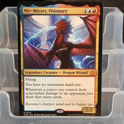 Magic: The Gathering Niv-Mizzet, Visionary Red Blue Mythic Foundations 123 Regu… - Image 1