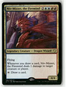 Niv-Mizzet, the Firemind R Commander 2017 185 NM - Image 1