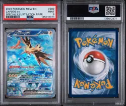 ZAPDOS EX 2025 POKEMON Scarlet Violet 151 SPECIAL ILLUSTRATION Rare PSA 9 - Image 1