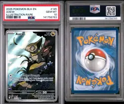 AXEW 2025 POKEMON Black Bolt ILLUSTRATION Rare PSA 10 - Image 1