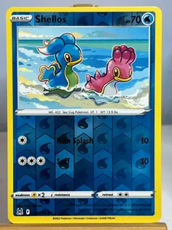 Pokemon TCG Shellos 039/196 Lost Origin Reverse Holo Common - Image 1