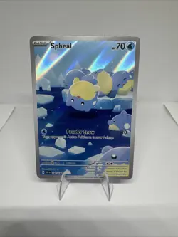 Pokemon TCG Spheal 199/191 Surging Sparks Illustration Rare Holo NM - Image 1