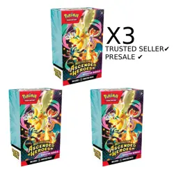 3X Pokemon TCG Mega Evolution Ascended Heroes Booster Bundle - SEALED Presale ✅ - Image 1