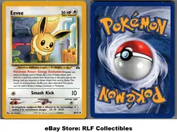 2002 Pokemon, Neo Discovery, #38/75 Eevee, Uncommon (c) - Image 1