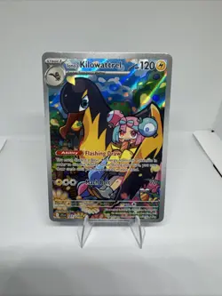 Pokemon TCG Iono’s Kilowattrel 163/159 Journey Together Illustration Rare NM - Image 1