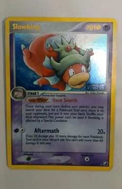 Slowking 14/115 Pokemon EX Unseen Forces 2005 Reverse Holo Rare Stamped LP - Image 2