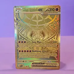Pokemon Mega Zygarde ex 124/088 Gold Mega Hyper Rare Perfect Order-MINT - Image 1