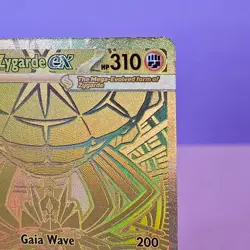 Pokemon Mega Zygarde ex 124/088 Gold Mega Hyper Rare Perfect Order-MINT - Image 3