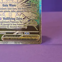 Pokemon Mega Zygarde ex 124/088 Gold Mega Hyper Rare Perfect Order-MINT - Image 4