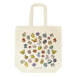 Pokemon B-SIDE LABEL Canvas Tote Bag "All Over" Design Pokemon Japan Original - Image 1