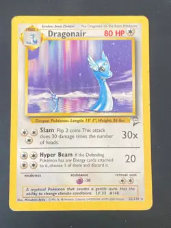 ENGLISH POKEMON DRAGONAIR 22/130 RARE WIZARDS BASE SET 2 DRACO - PL - Image 1