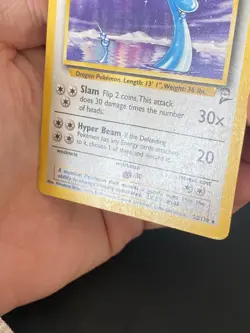 ENGLISH POKEMON DRAGONAIR 22/130 RARE WIZARDS BASE SET 2 DRACO - PL - Image 4