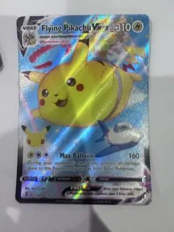 Pokemon TCG Flying Pikachu Vmax Celebrations 007/025 Holo Ultra Rare - Image 1