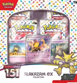 Pokemon TCG Alakazam ex Collection Box Scarlet & Violet 151 Sealed NEW - Image 1