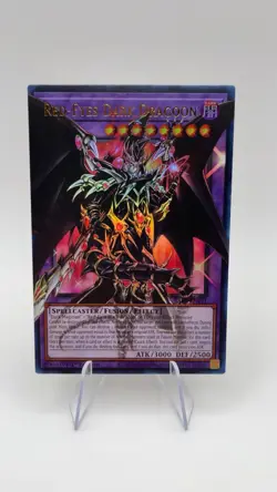 Red-Eyes Dark Dragoon RA05-EN141 Ultra Rare Over Frame Yugioh English Card - Image 1