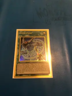 YUGIOH Gold Rare Invocation MGED-EN044 - Image 1