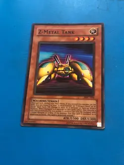 YUGIOH Super Rare Z-Metal Tank MFC-006 PLAYED - Image 1
