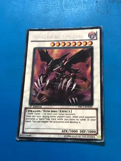 YUGIOH Secret Rare Void Ogre Dragon PRC1-EN021 1st Edition PLAYED - Image 1