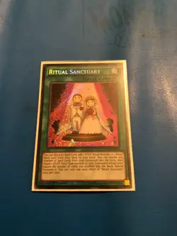 YUGIOH Secret Rare Ritual Sanctuary DRL3-EN016 1st Edition - Image 1