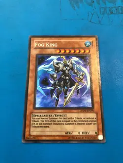 YUGIOH Secret Rare Fog King LODT-EN098 PLAYED - Image 1