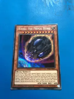 YUGIOH Secret Rare Nibiru, The Primal Being TN19-EN013 - Image 1