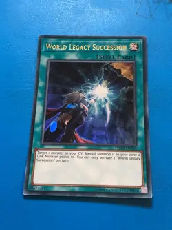YUGIOH Ultra Rare World Legacy Succession FLOD-EN058 PLAYED - Image 1