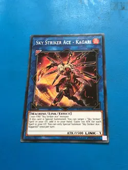 YUGIOH Secret Rare Sky Striker Ace - Kagari MP19-EN257 - Image 1