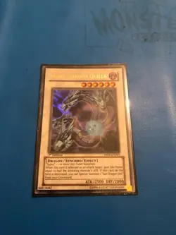 YUGIOH Ultra Rare Moon Dragon Quilla ABPF-EN043 1st Edition - Image 1