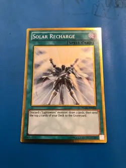 YUGIOH Gold Rare Solar Recharge PGLD-EN046 - Image 1
