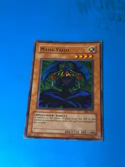 YUGIOH Super Rare Maha Vailo MRL-012 PLAYED - Image 1