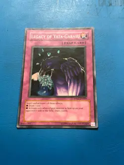 YUGIOH Super Rare Legacy Of Yata-Garasu PP01-EN009 PLAYED - Image 1