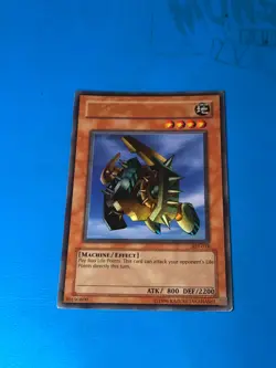 YUGIOH Ultra Rare Gear Golem The Moving Fortress AST-018 PLAYED - Image 1