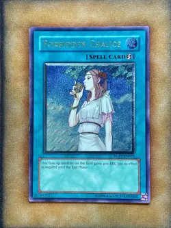 Yugioh Forbidden Chalice RGBT-EN061 Ultimate Rare NM - Image 1