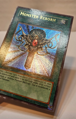 Monster Reborn LOB-E096 Ultra Rare 1st Edition EURO Yugioh 986 - Image 3