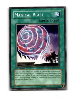 Magical Blast SDSC-EN031 Spellcaster's Command Yu-Gi-Oh 1st Edition LP ~05695 - Image 1