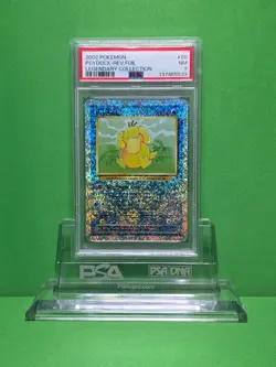 POKEMON 2002 LEGENDARY COLLECTION PSYDUCK REVERSE FOIL 88 PSA 7 - Image 1