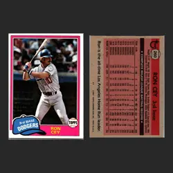Ron Cey 4 Card Lot Dodgers Vintage Topps Baseball MLB - Image 3