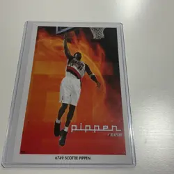 VTG SCOTTIE PIPPEN Portland Trailblazers Costacos Promo Poster Card 4 X 6 - Image 1