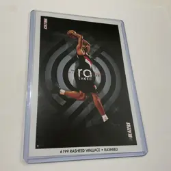 Vintage Rasheed Wallace Portland Trailblazers “Sheed” Promo Poster Card 4x6 - Image 1