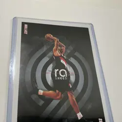 Vintage Rasheed Wallace Portland Trailblazers “Sheed” Promo Poster Card 4x6 - Image 2