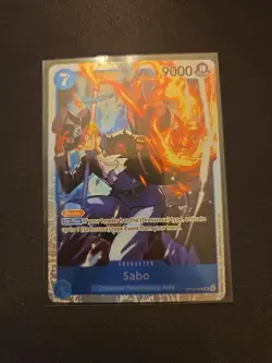 One Piece Sabo OP15-046 SR Super Rare Adventure On Kami’s Island English NM - Image 1