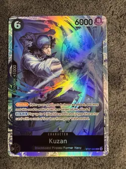One Piece TCG Kuzan ST27-003 Super Rare Black Starter Deck NM - Image 1