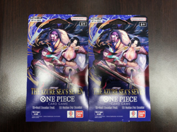 One Piece Card Game Azure Sea's Seven Booster x2 Packs English Bandai FREE SHIP - Image 1
