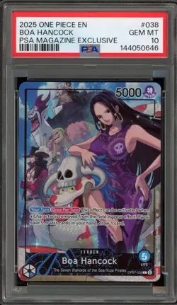 One Piece CCG Boa Hancock PSA Magazine Exclusive Promo OP07-038 PSA 10 Gem Mint - Image 1