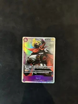 One Piece TCG English OP07-064 Sanji SR PRB02 Reprint - Image 1