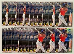 2020 Topps Chrome Yordan Alvarez RC 25x Lot Refractor Rookie Card #200 Astros - Image 1