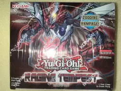YuGiOh TCG Raging Tempest Booster Box 1st Edition [24 Packs] NEW Factory Sealed - Image 1