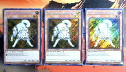 YuGiOh! 3x Ryko, Lightsworn Hunter RA02-EN003 1st Edition NM SCR Playset - Image 1