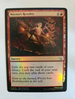 MTG Wrenn's Resolve March of the Machine Card 0173 Foil - Image 1