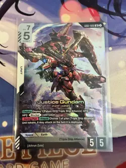 Justice Gundam - Newtype Rising (GD01-066 LR) - Gundam Card Game - Image 1
